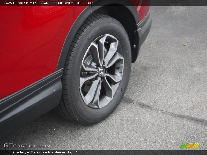 Radiant Red Metallic / Black 2020 Honda CR-V EX-L AWD
