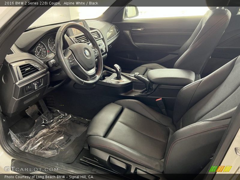 Front Seat of 2016 2 Series 228i Coupe