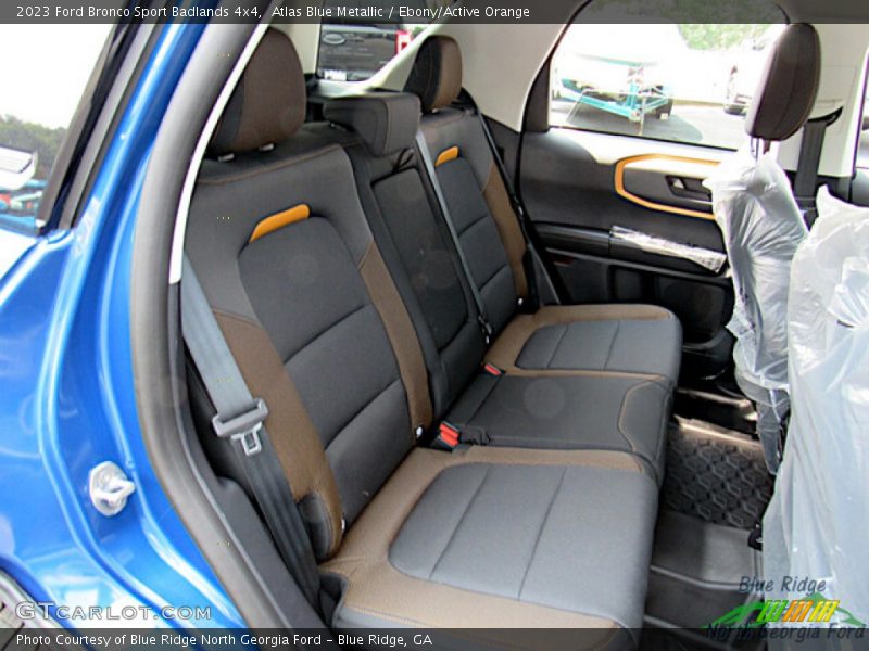 Atlas Blue Metallic / Ebony/Active Orange 2023 Ford Bronco Sport Badlands 4x4