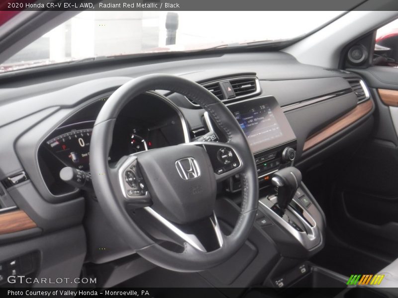Radiant Red Metallic / Black 2020 Honda CR-V EX-L AWD