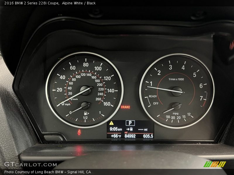  2016 2 Series 228i Coupe 228i Coupe Gauges