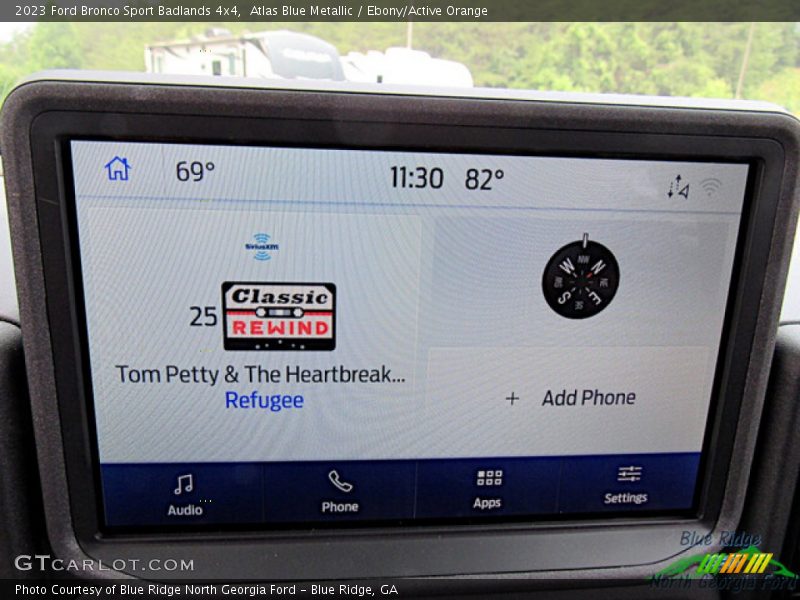 Atlas Blue Metallic / Ebony/Active Orange 2023 Ford Bronco Sport Badlands 4x4