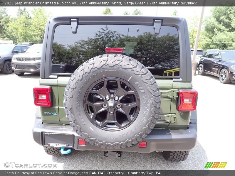Sarge Green / 20th Anniversary Red/Black 2023 Jeep Wrangler Unlimited Rubicon 4XE 20th Anniversary Hybrid