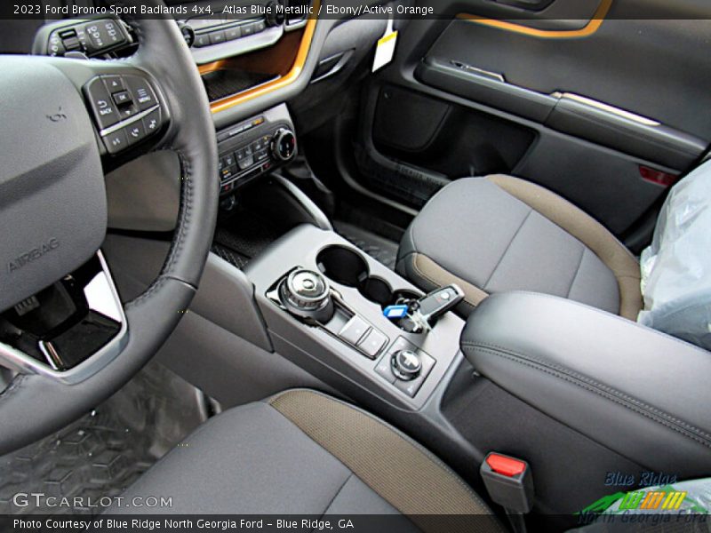Atlas Blue Metallic / Ebony/Active Orange 2023 Ford Bronco Sport Badlands 4x4