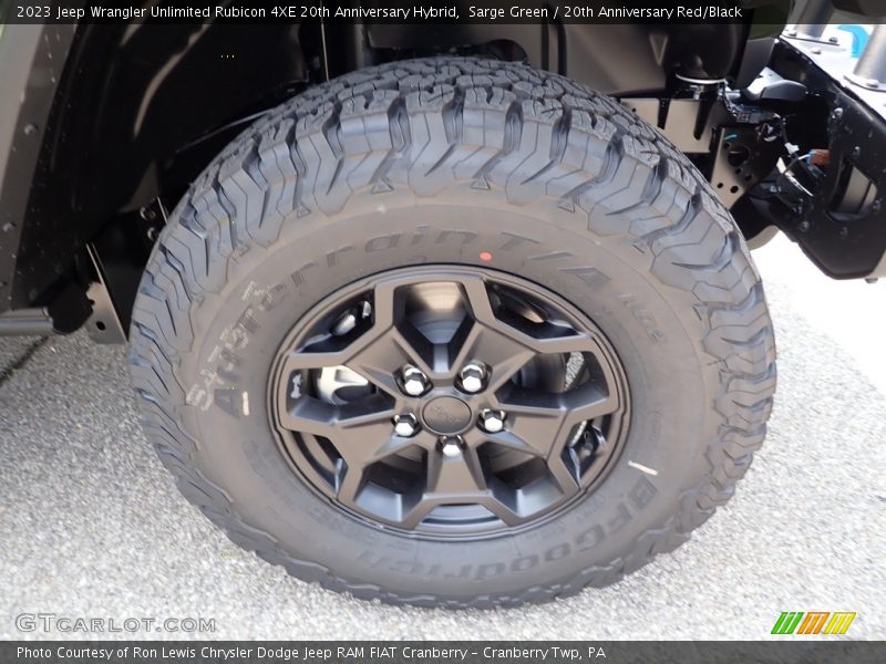  2023 Wrangler Unlimited Rubicon 4XE 20th Anniversary Hybrid Wheel