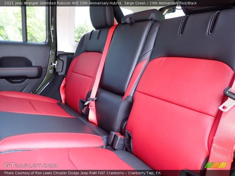 Rear Seat of 2023 Wrangler Unlimited Rubicon 4XE 20th Anniversary Hybrid