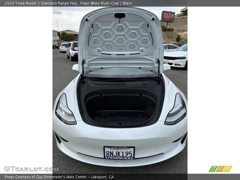 Pearl White Multi-Coat / Black 2020 Tesla Model 3 Standard Range Plus