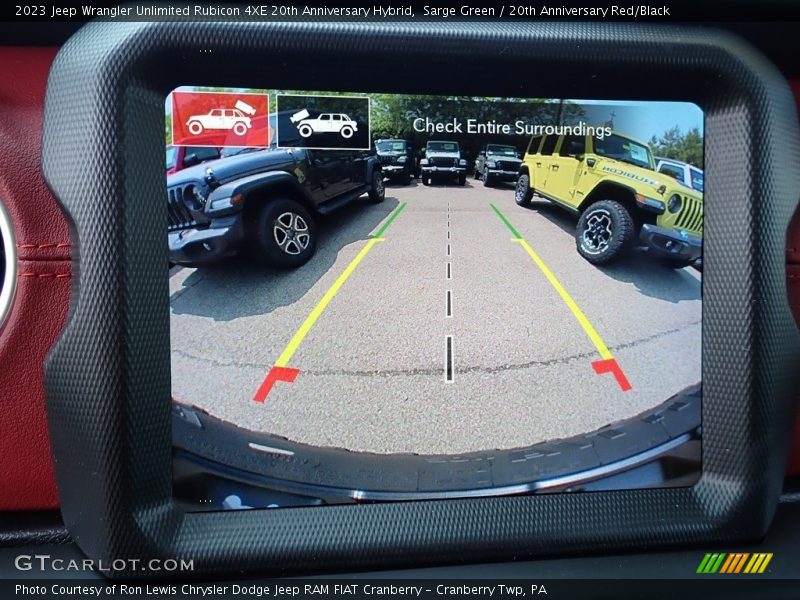 Sarge Green / 20th Anniversary Red/Black 2023 Jeep Wrangler Unlimited Rubicon 4XE 20th Anniversary Hybrid