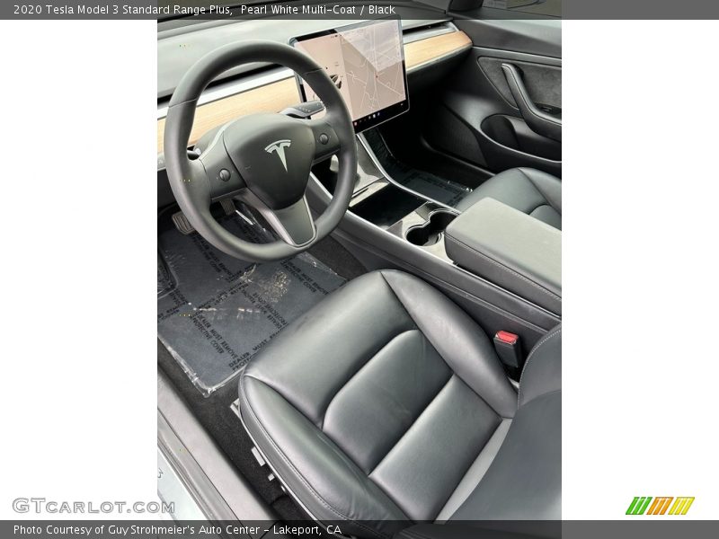 Front Seat of 2020 Model 3 Standard Range Plus