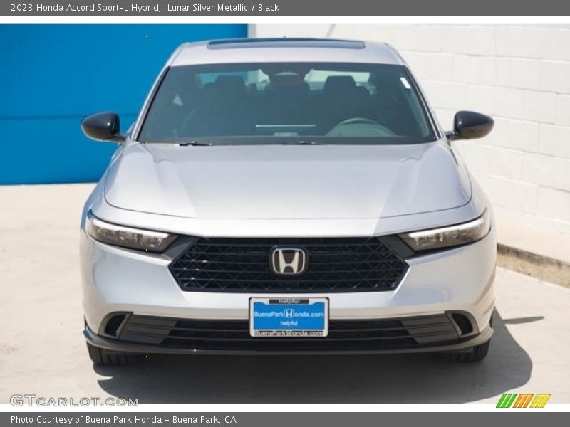 Lunar Silver Metallic / Black 2023 Honda Accord Sport-L Hybrid