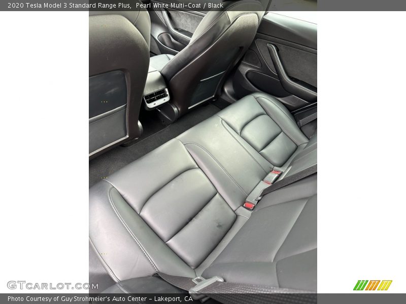 Rear Seat of 2020 Model 3 Standard Range Plus