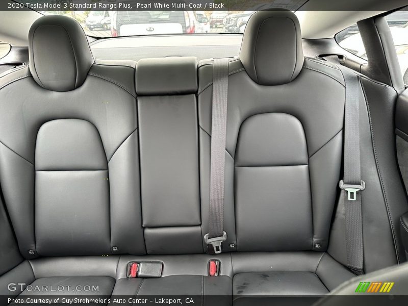 Rear Seat of 2020 Model 3 Standard Range Plus