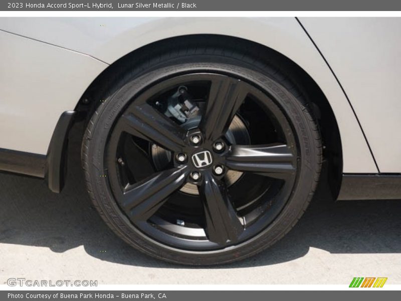 Lunar Silver Metallic / Black 2023 Honda Accord Sport-L Hybrid