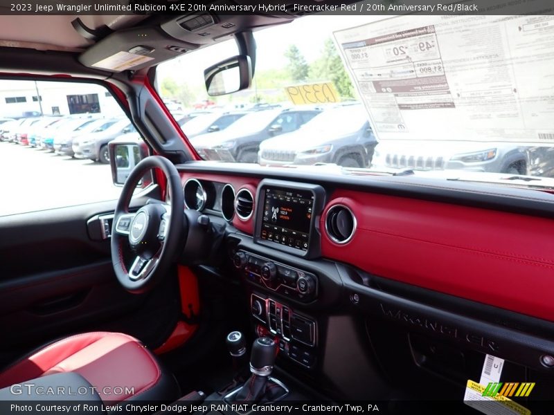 Firecracker Red / 20th Anniversary Red/Black 2023 Jeep Wrangler Unlimited Rubicon 4XE 20th Anniversary Hybrid