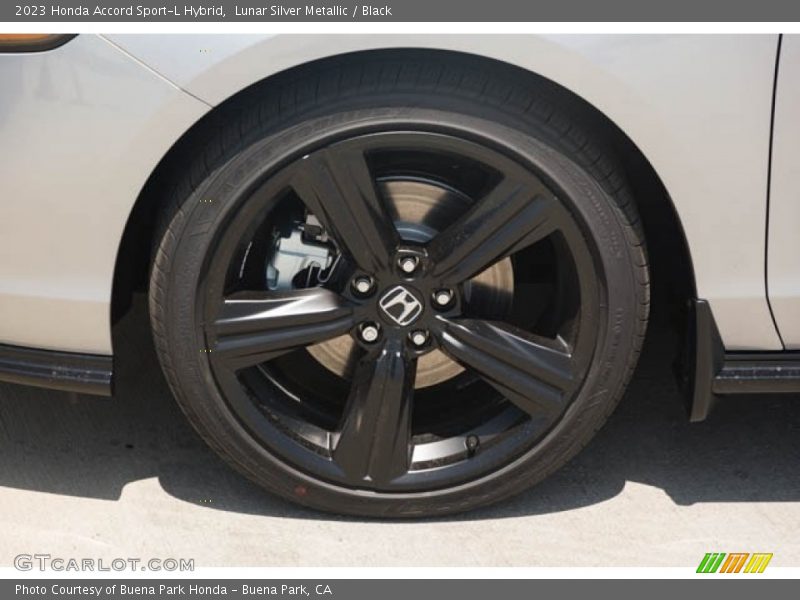 Lunar Silver Metallic / Black 2023 Honda Accord Sport-L Hybrid