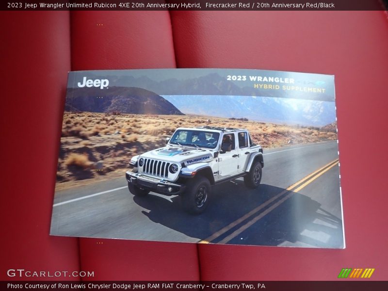 Books/Manuals of 2023 Wrangler Unlimited Rubicon 4XE 20th Anniversary Hybrid