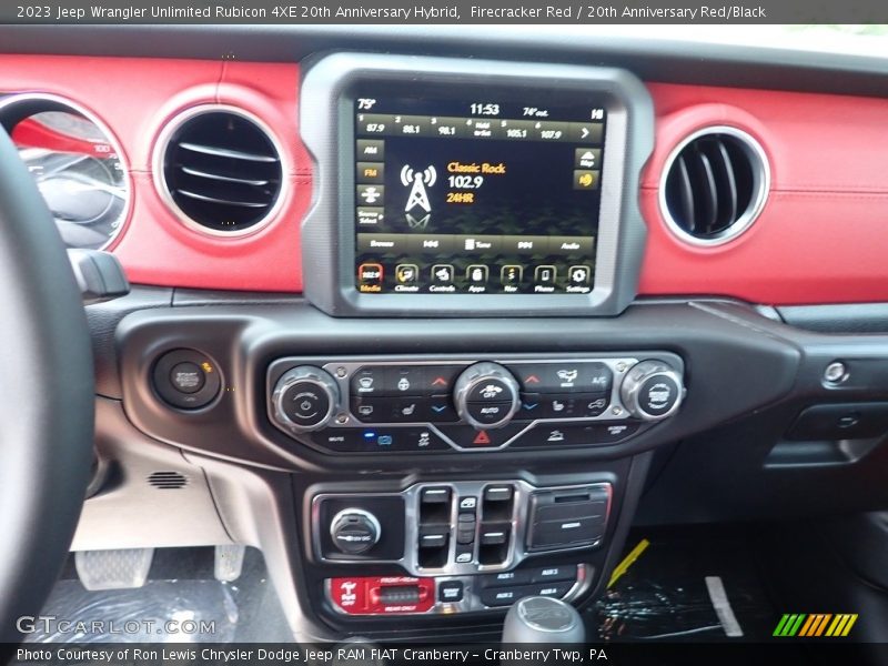 Firecracker Red / 20th Anniversary Red/Black 2023 Jeep Wrangler Unlimited Rubicon 4XE 20th Anniversary Hybrid