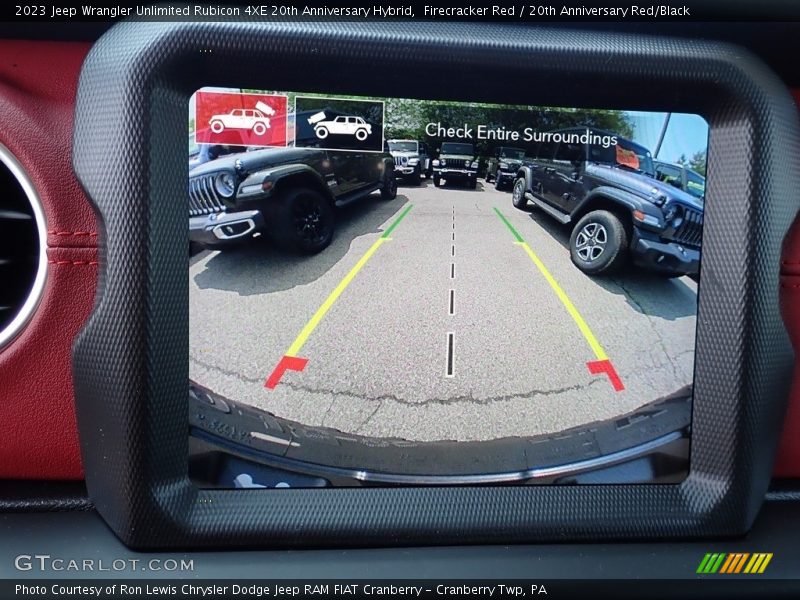 Firecracker Red / 20th Anniversary Red/Black 2023 Jeep Wrangler Unlimited Rubicon 4XE 20th Anniversary Hybrid