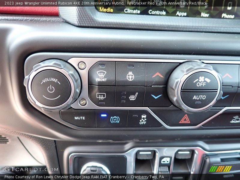 Firecracker Red / 20th Anniversary Red/Black 2023 Jeep Wrangler Unlimited Rubicon 4XE 20th Anniversary Hybrid