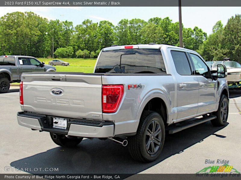Iconic Silver Metallic / Black 2023 Ford F150 XLT SuperCrew 4x4
