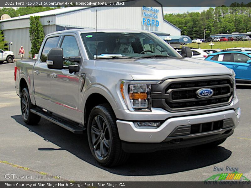 Iconic Silver Metallic / Black 2023 Ford F150 XLT SuperCrew 4x4