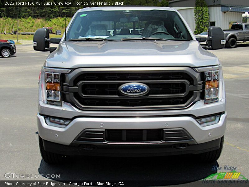 Iconic Silver Metallic / Black 2023 Ford F150 XLT SuperCrew 4x4