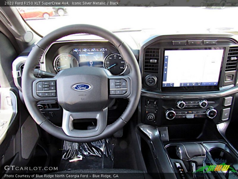 Iconic Silver Metallic / Black 2023 Ford F150 XLT SuperCrew 4x4