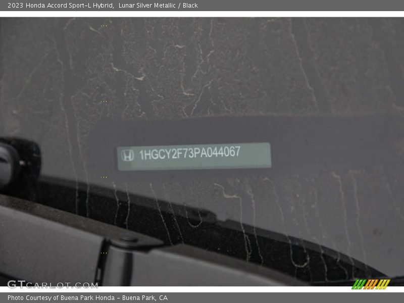 Lunar Silver Metallic / Black 2023 Honda Accord Sport-L Hybrid