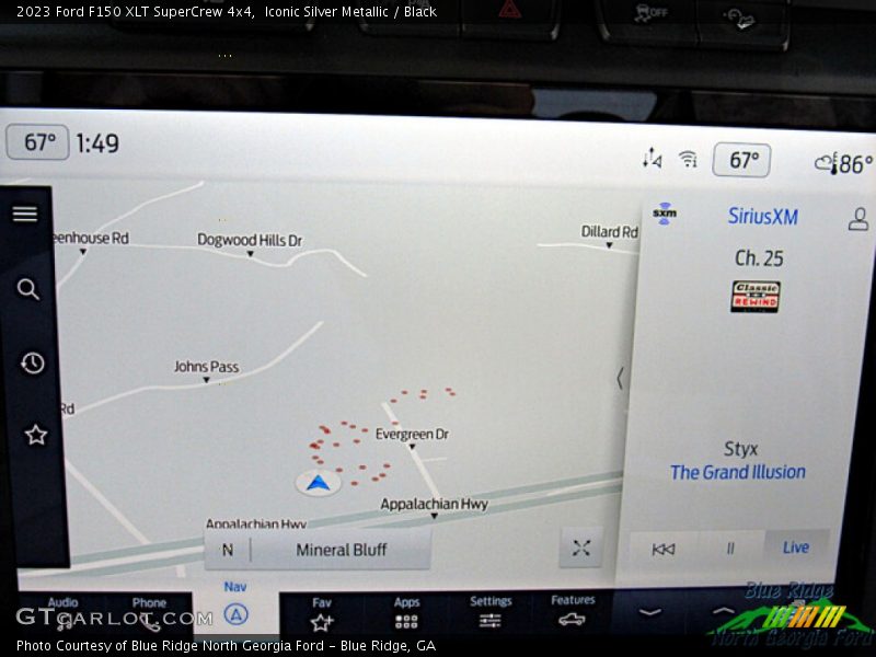 Iconic Silver Metallic / Black 2023 Ford F150 XLT SuperCrew 4x4