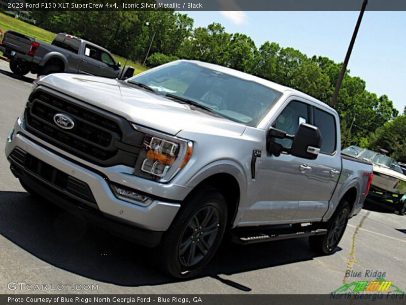 Iconic Silver Metallic / Black 2023 Ford F150 XLT SuperCrew 4x4