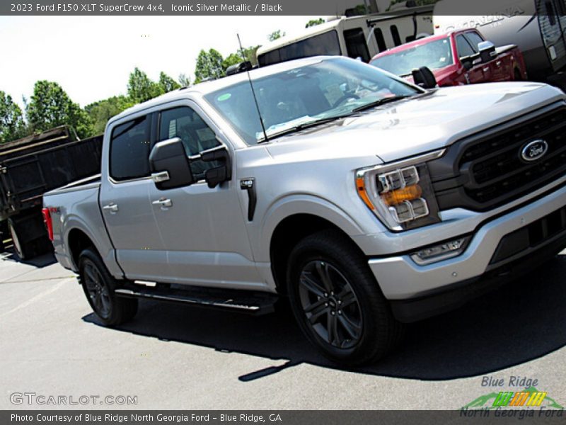 Iconic Silver Metallic / Black 2023 Ford F150 XLT SuperCrew 4x4