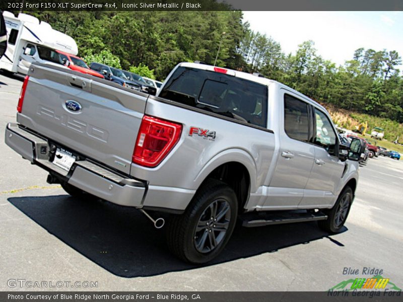 Iconic Silver Metallic / Black 2023 Ford F150 XLT SuperCrew 4x4