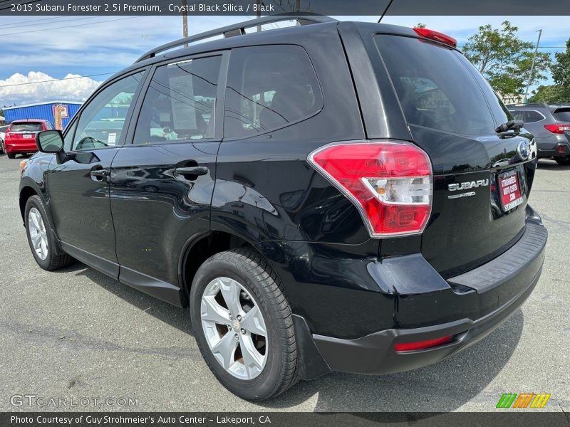 Crystal Black Silica / Black 2015 Subaru Forester 2.5i Premium