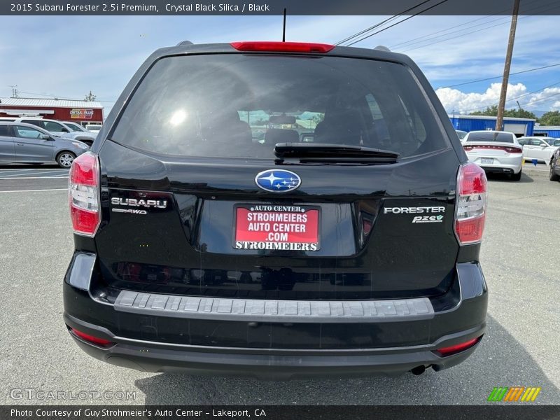 Crystal Black Silica / Black 2015 Subaru Forester 2.5i Premium