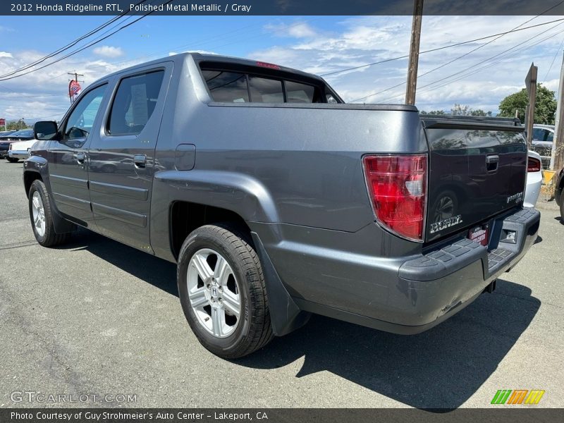 Polished Metal Metallic / Gray 2012 Honda Ridgeline RTL