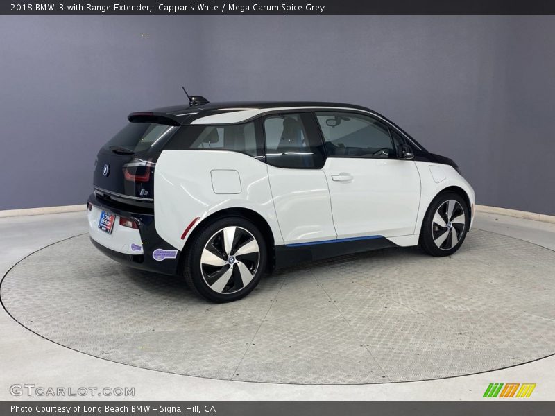 Capparis White / Mega Carum Spice Grey 2018 BMW i3 with Range Extender