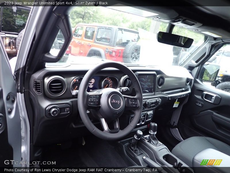 Silver Zynith / Black 2023 Jeep Wrangler Unlimited Sport 4x4