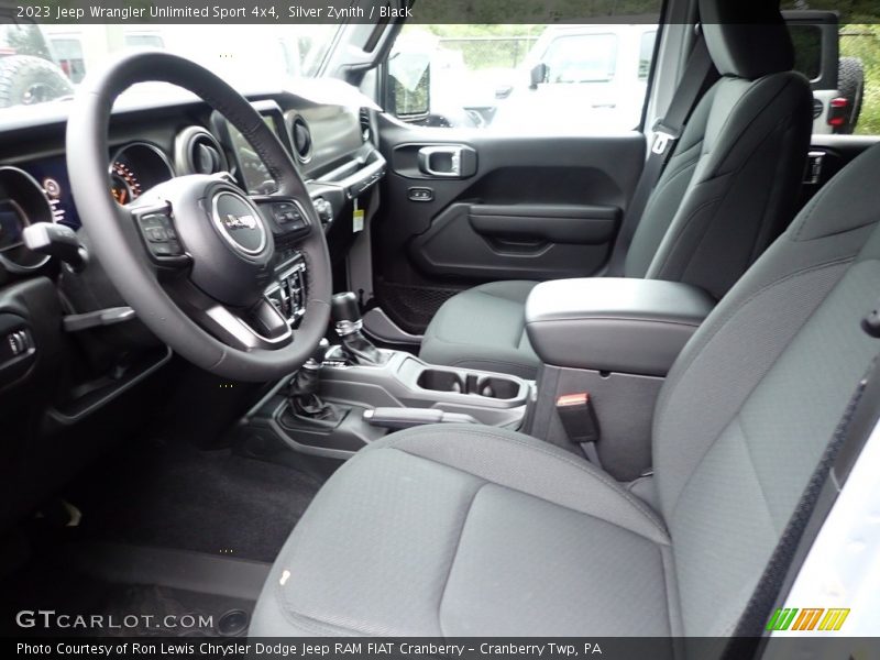 Silver Zynith / Black 2023 Jeep Wrangler Unlimited Sport 4x4