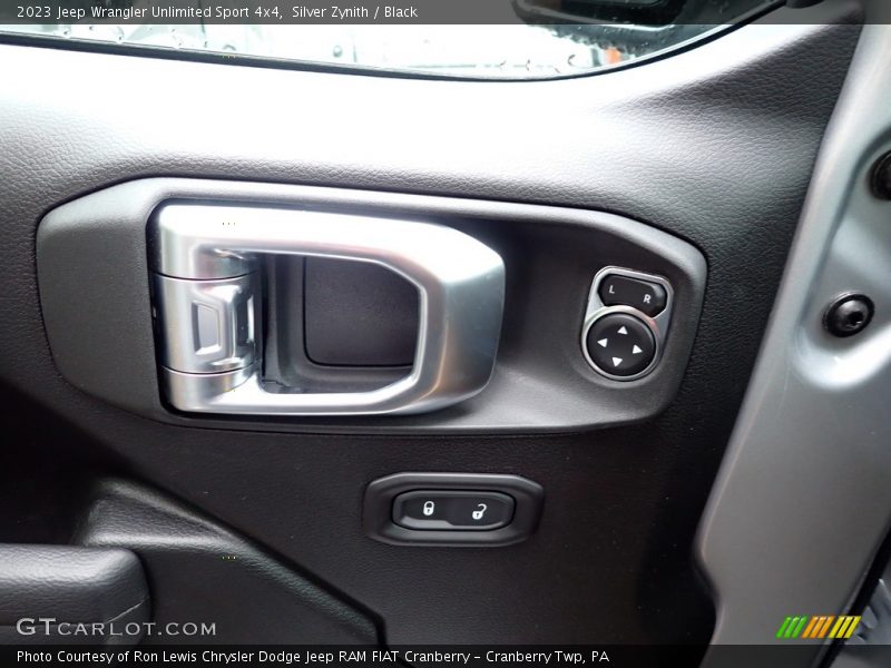 Silver Zynith / Black 2023 Jeep Wrangler Unlimited Sport 4x4