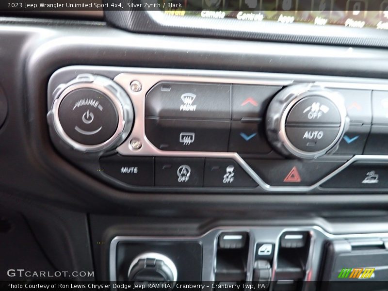 Silver Zynith / Black 2023 Jeep Wrangler Unlimited Sport 4x4