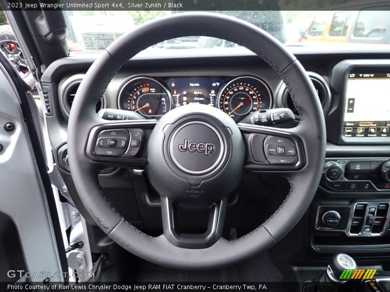 Silver Zynith / Black 2023 Jeep Wrangler Unlimited Sport 4x4