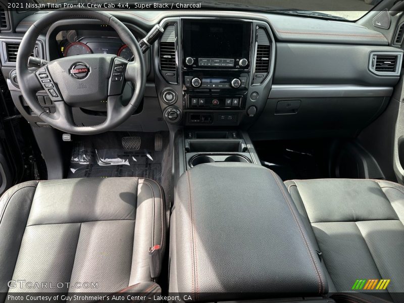  2021 Titan Pro-4X Crew Cab 4x4 Charcoal Interior