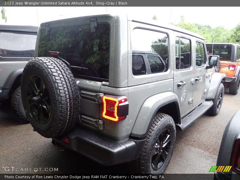 Sting-Gray / Black 2023 Jeep Wrangler Unlimited Sahara Altitude 4x4