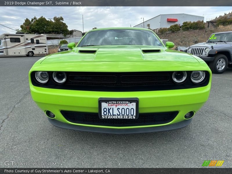Sublime / Black 2019 Dodge Challenger SXT