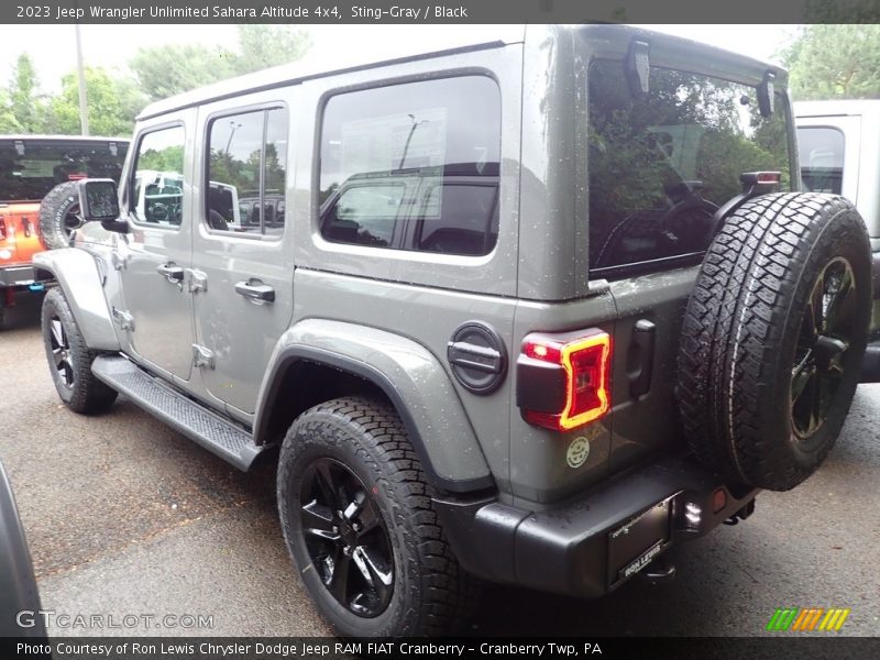 Sting-Gray / Black 2023 Jeep Wrangler Unlimited Sahara Altitude 4x4