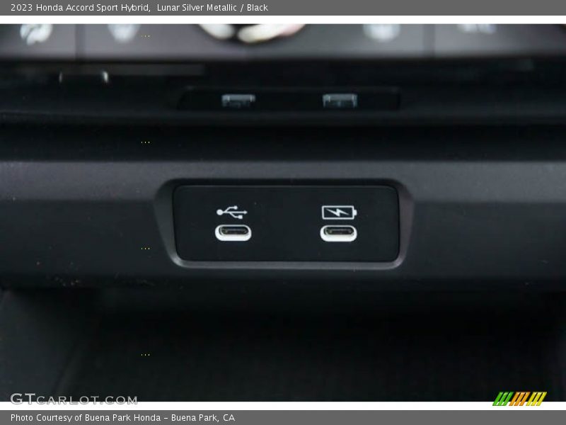 Lunar Silver Metallic / Black 2023 Honda Accord Sport Hybrid