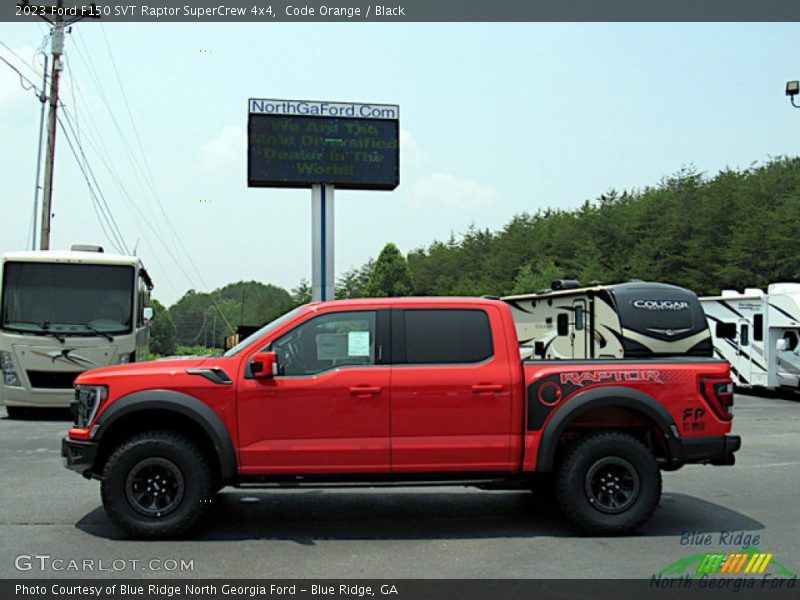Code Orange / Black 2023 Ford F150 SVT Raptor SuperCrew 4x4