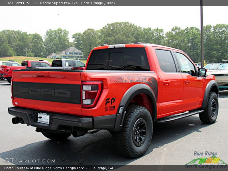 Code Orange / Black 2023 Ford F150 SVT Raptor SuperCrew 4x4