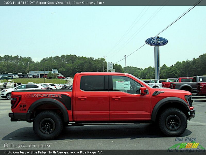 Code Orange / Black 2023 Ford F150 SVT Raptor SuperCrew 4x4