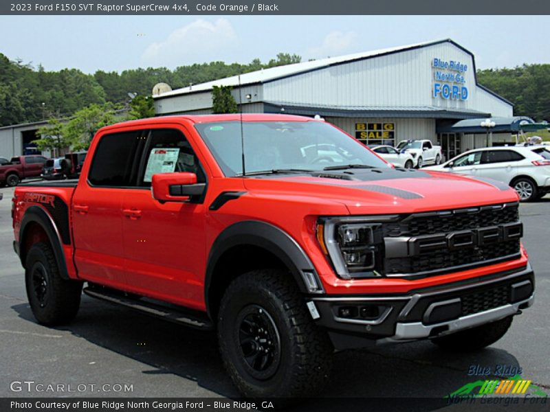 Code Orange / Black 2023 Ford F150 SVT Raptor SuperCrew 4x4